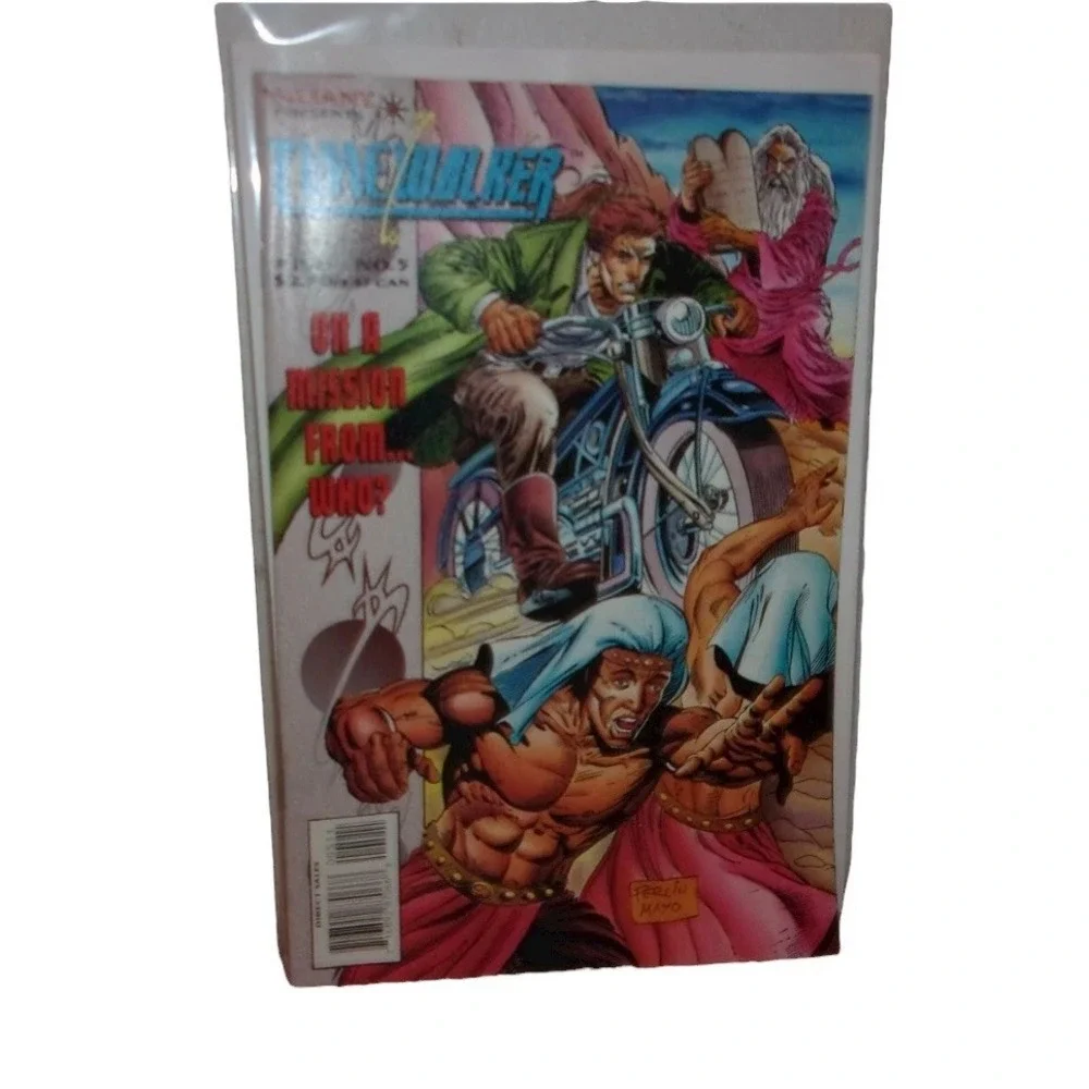 VINTAGE (NEW) VALIANT COMIC TIMEWALKER..ON A MISSION # 5....1995....#521